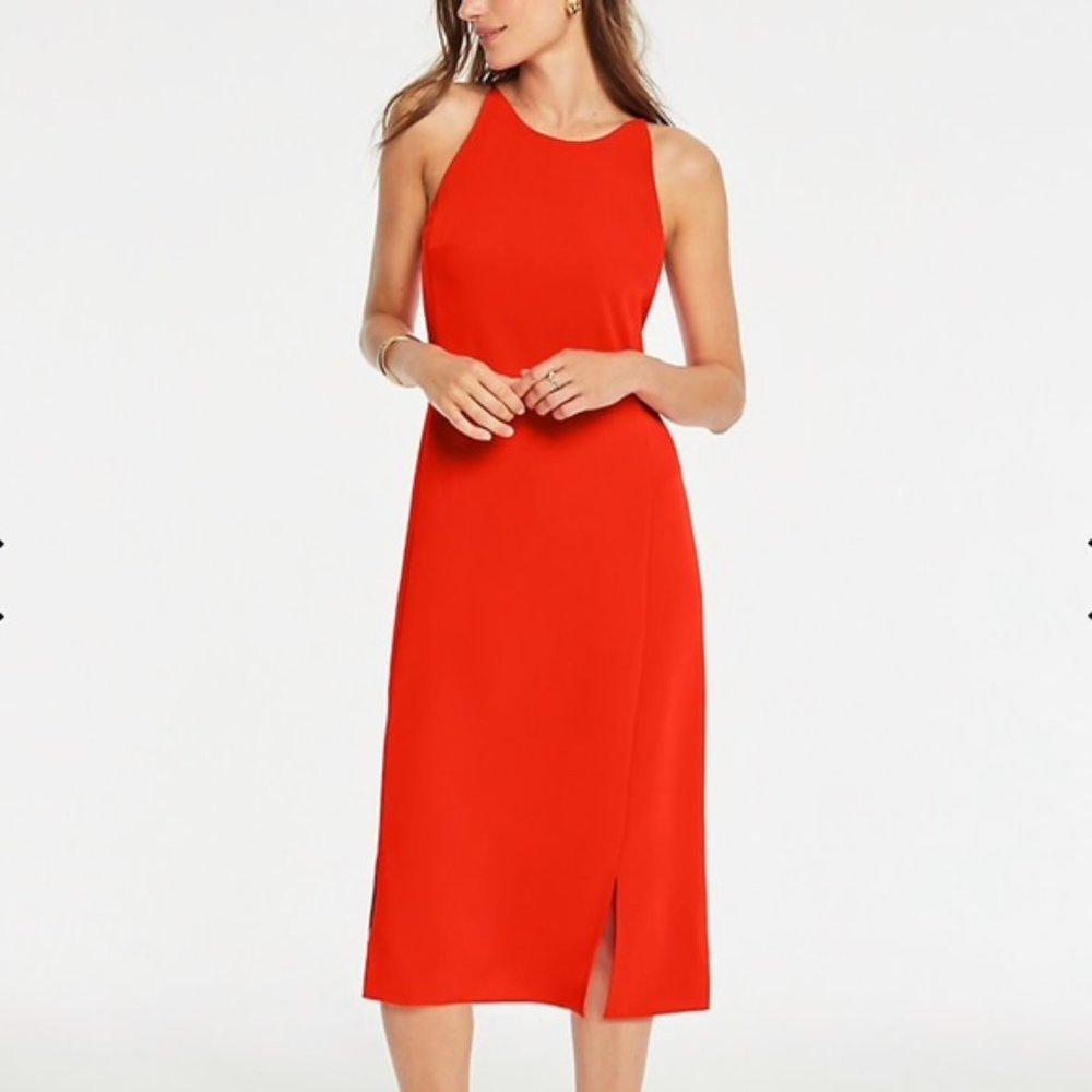 NWT Women's Ann Taylor Tall Halter Shift Dress